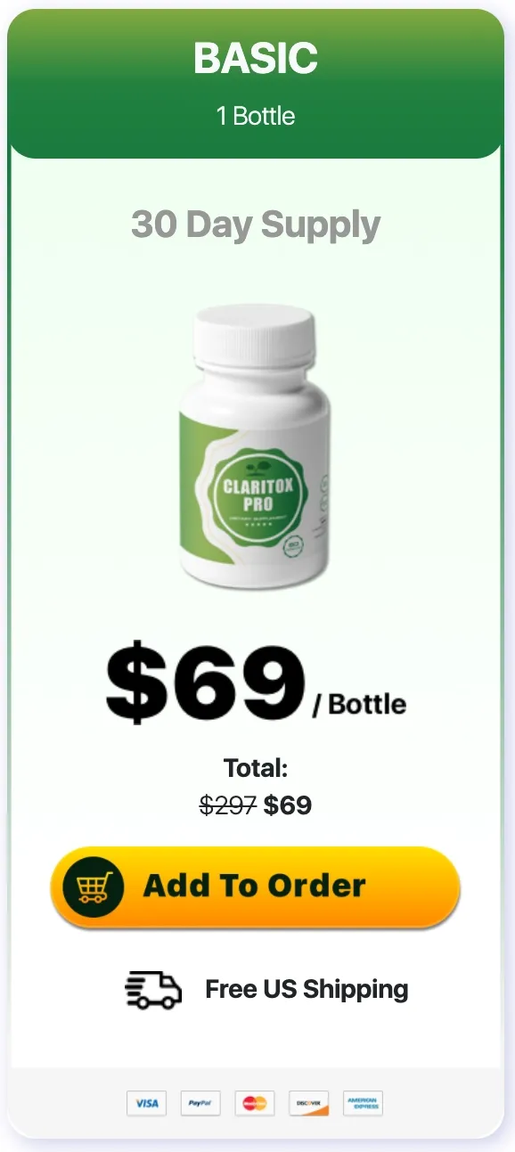 claritox pro 1 bottle